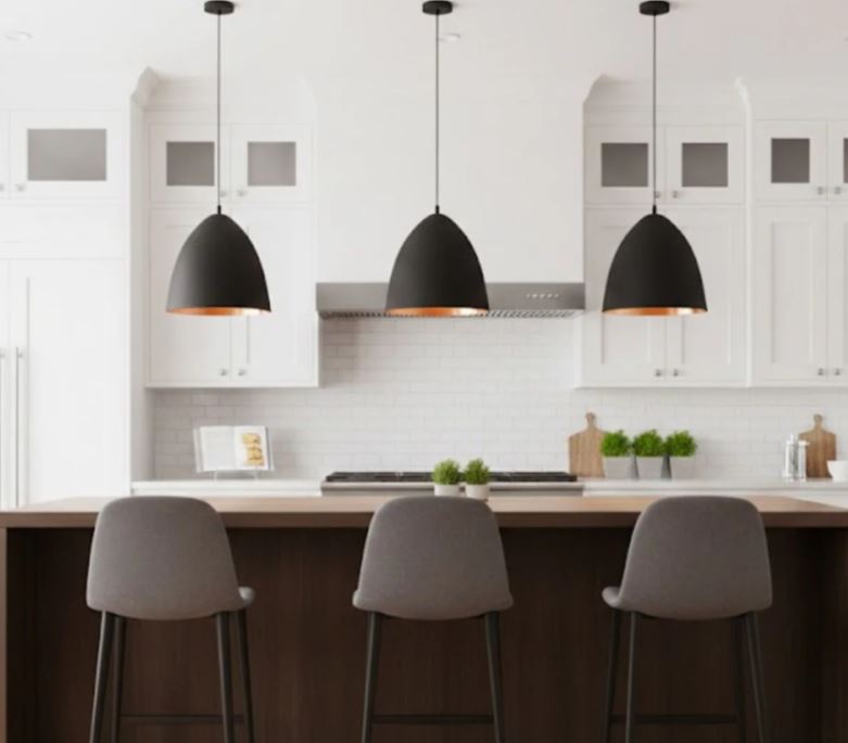 Modern Black Aluminium Decorative Ceiling Pendant Light