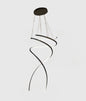 Modern Spiral LED Pendant Light – Double Helix Design